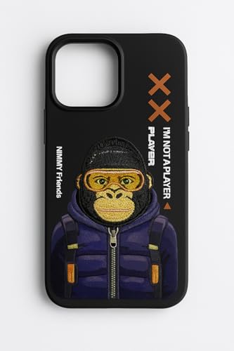 iPhone Case – Cool Monkey Streetwear Graphic | “I’m Not a Player” Quote | Matte Finish, Shockproof Cover | Compatible with iPhone 14, 15, 16 Series (Standard, Plus, Pro & Pro Max) –